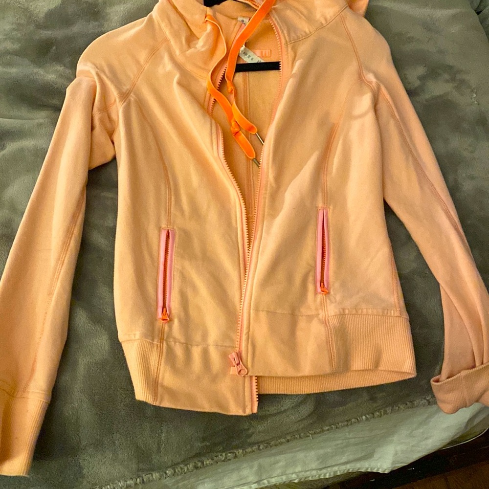 Peach Lululemon sports  jacket